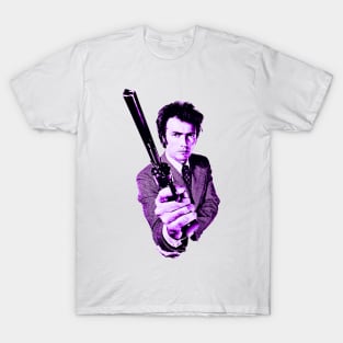 Clint Eastwood (Purple) T-Shirt